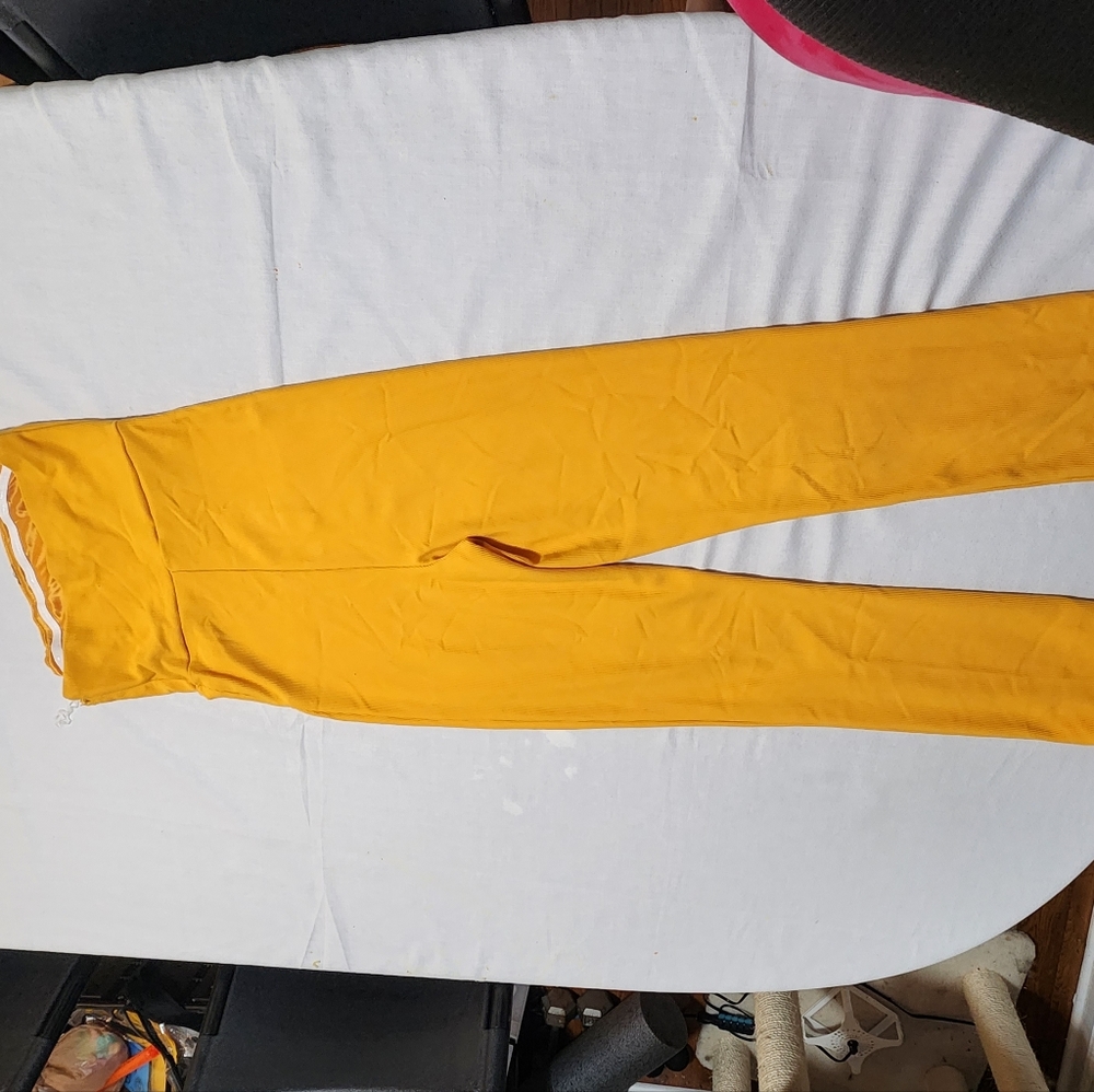 Strapless jumpsuit, urban outfitters, gold, NWT M